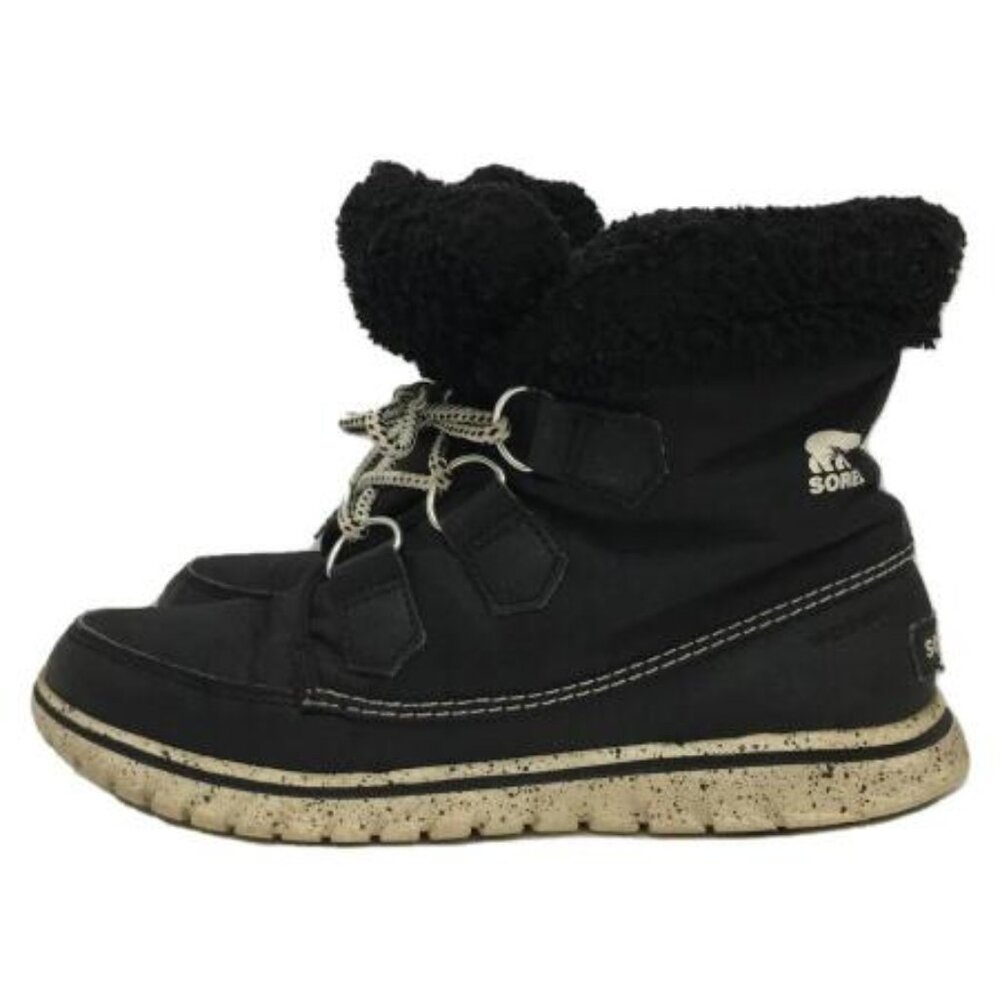 Sorel Women's Black Cozy Carnival NL2297-010 Ankle‎ Winter Boots Size US 6.5